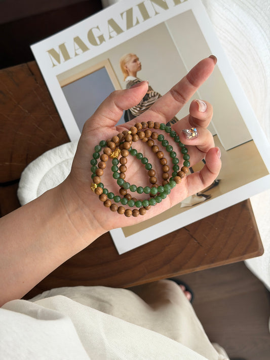 老山檀碧玉多圈