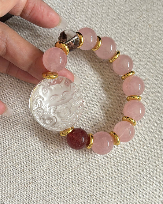 桃金甜美招财狐