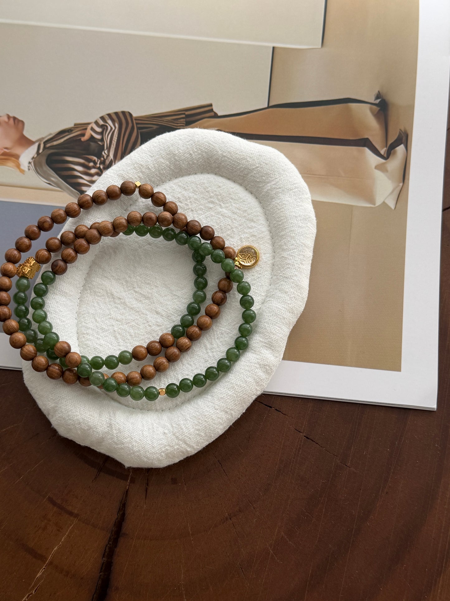 老山檀碧玉多圈